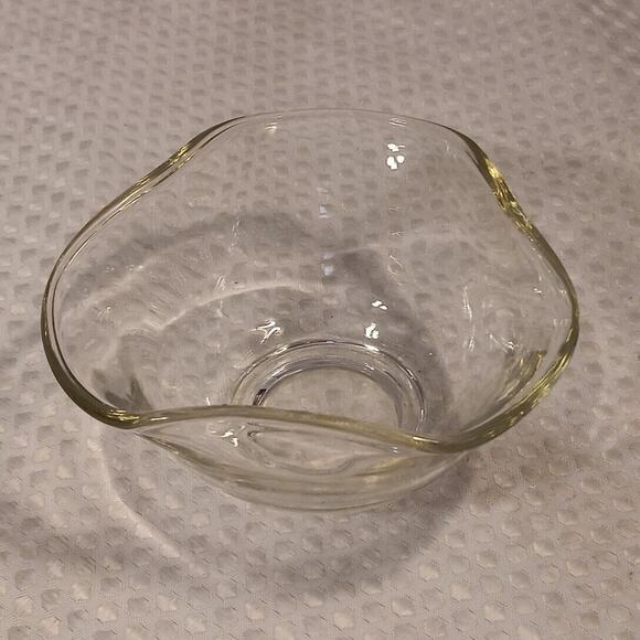 Sheffield England MCM Condiment Glass Bowl & Spoon on Caddy Silver Plate VTG - Picture 4 of 11